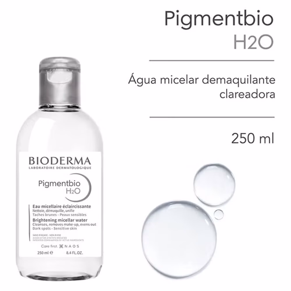 Bioderma Pigmentbio H2O Micellar Water 250ml – Brightening Cleanser for Dark Spots 2
