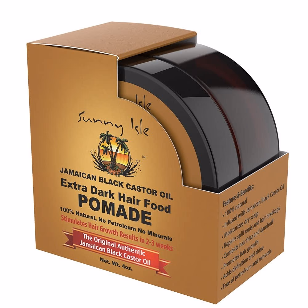 Sunny Isle Jamaican Black Castor Oil Extra Dark Pomade 4oz 1
