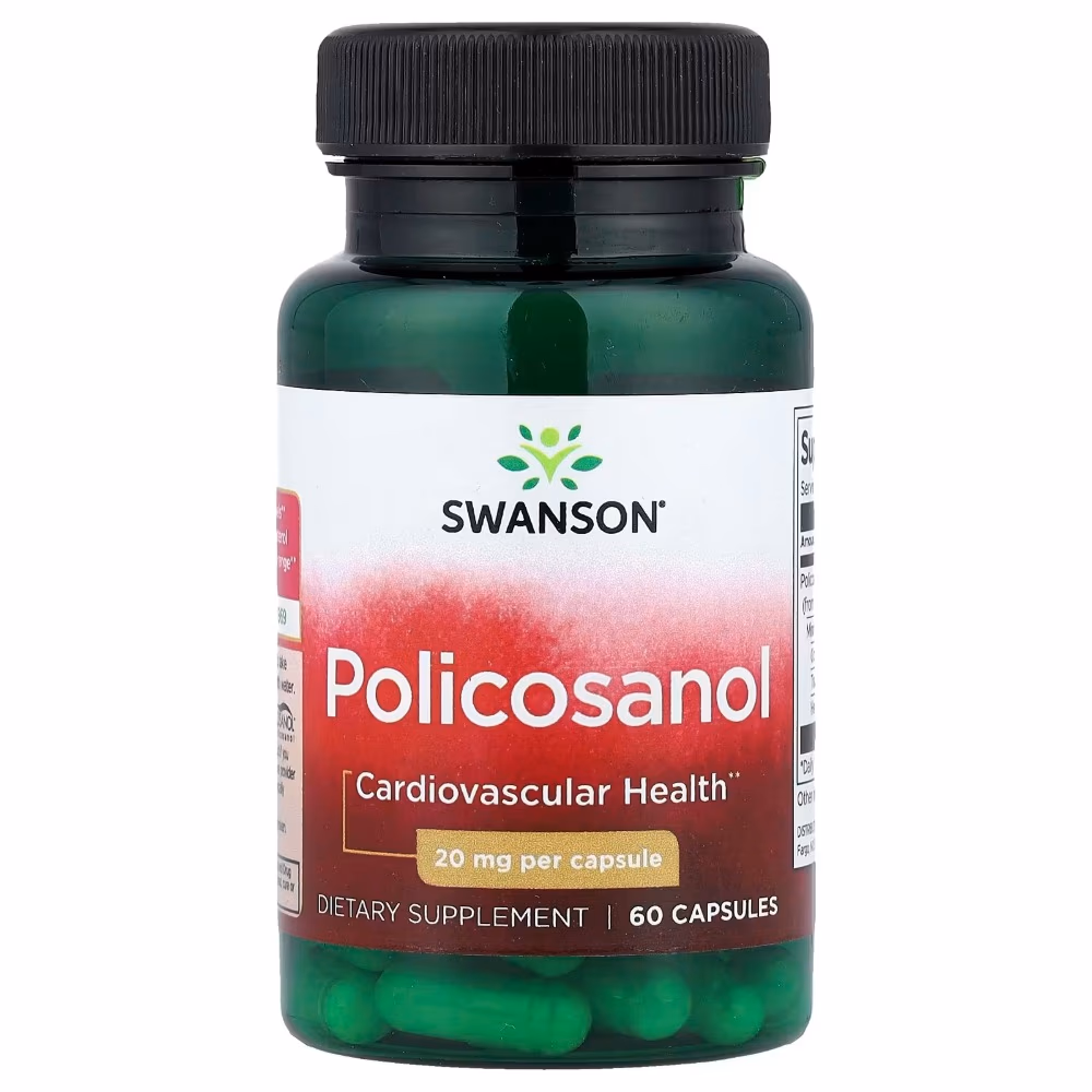 Swanson Policosanol 20mg Capsules 60s