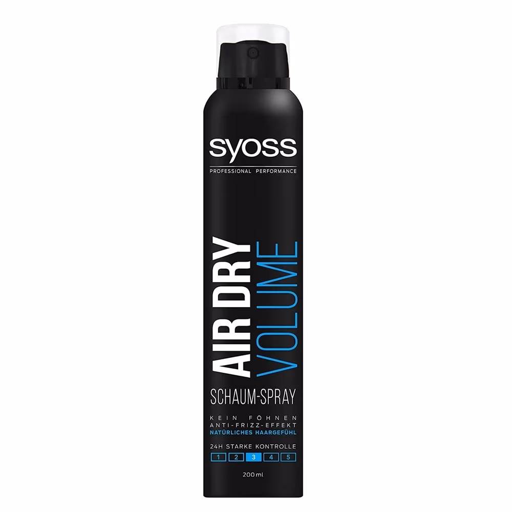 Syoss Air Dry Volume Foam Spray 200ml 1
