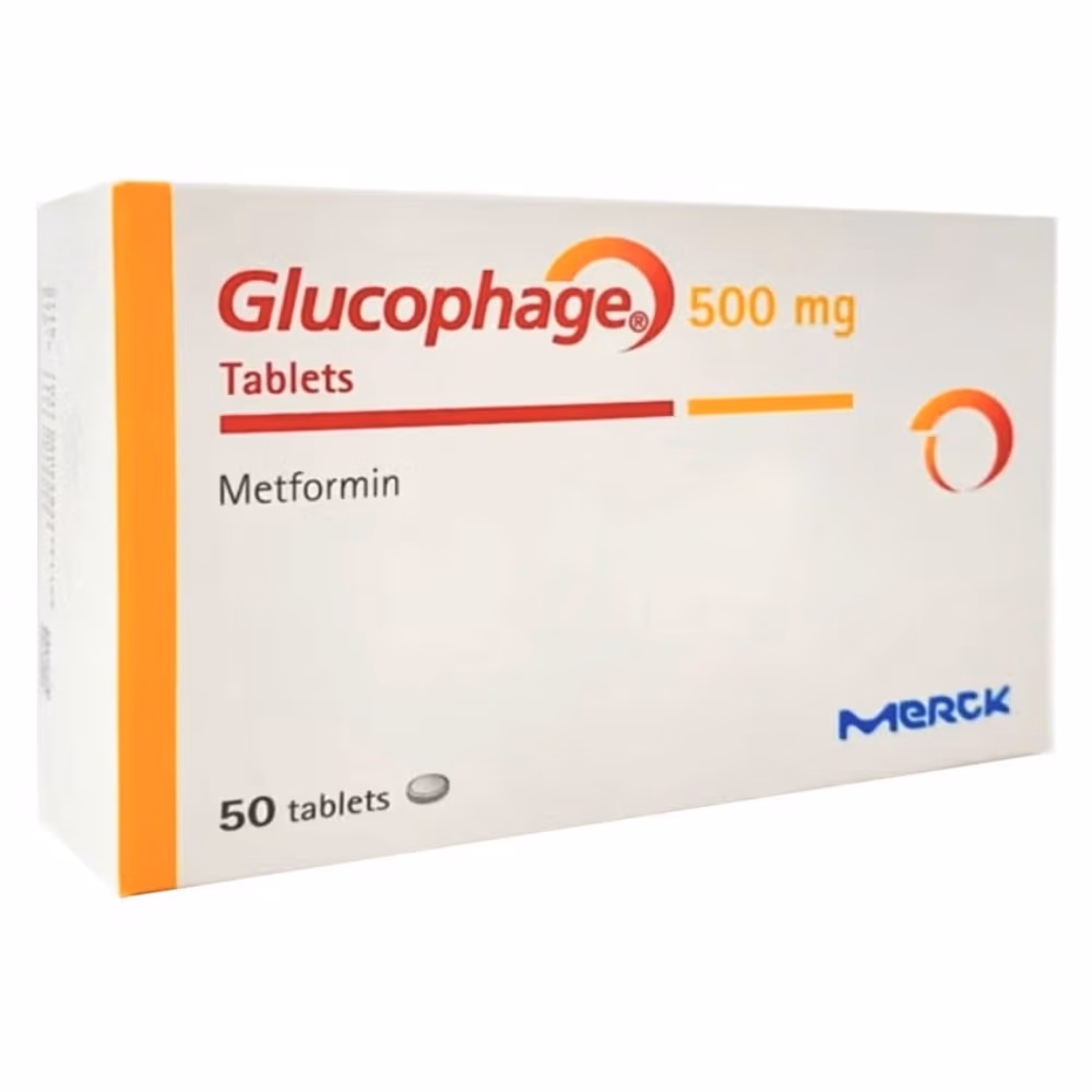 Glucophage 500mg Tablet | Pack of 50 Tablets