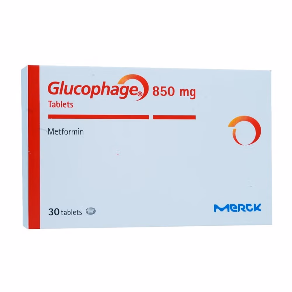 Glucophage 850mg Tablet | Pack of 30  1