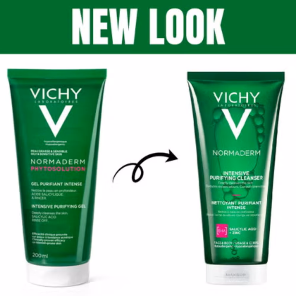 Vichy Normaderm Intensive Purifying Cleanser 200ml - for Oily & Acne-Prone Skin 3