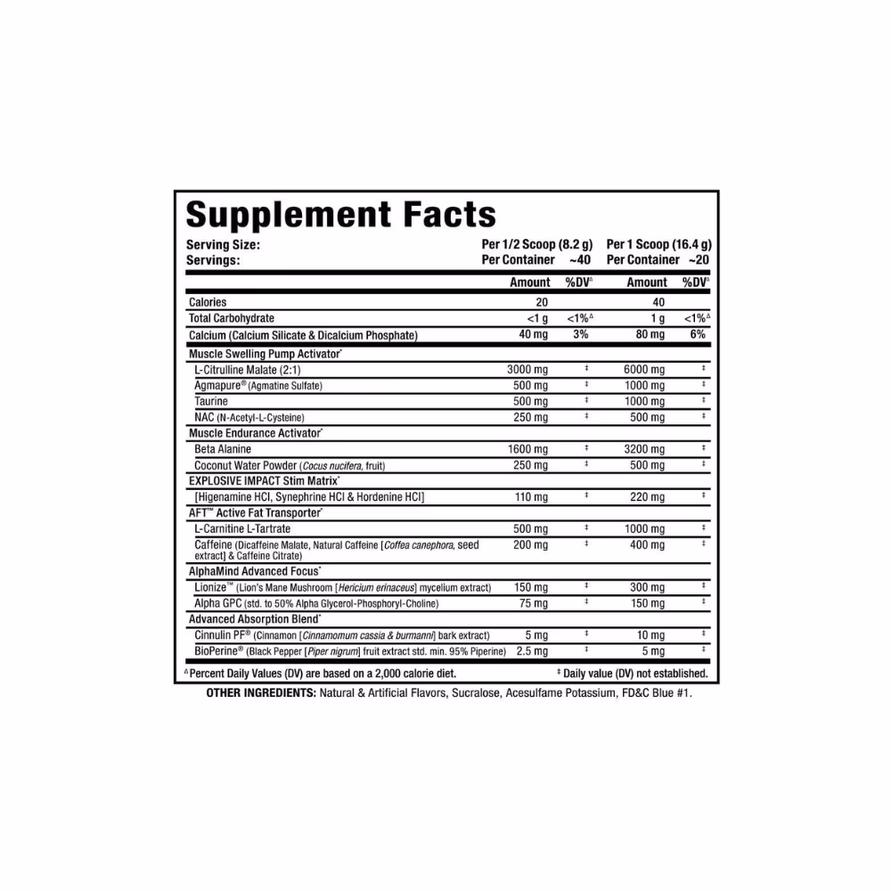 Allmax Impact Igniter 328gm - Fruit Punch Flavor 3