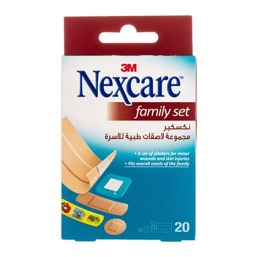 3M Nexcare Family Set Bandages - Assorted Size - 20 Bandages