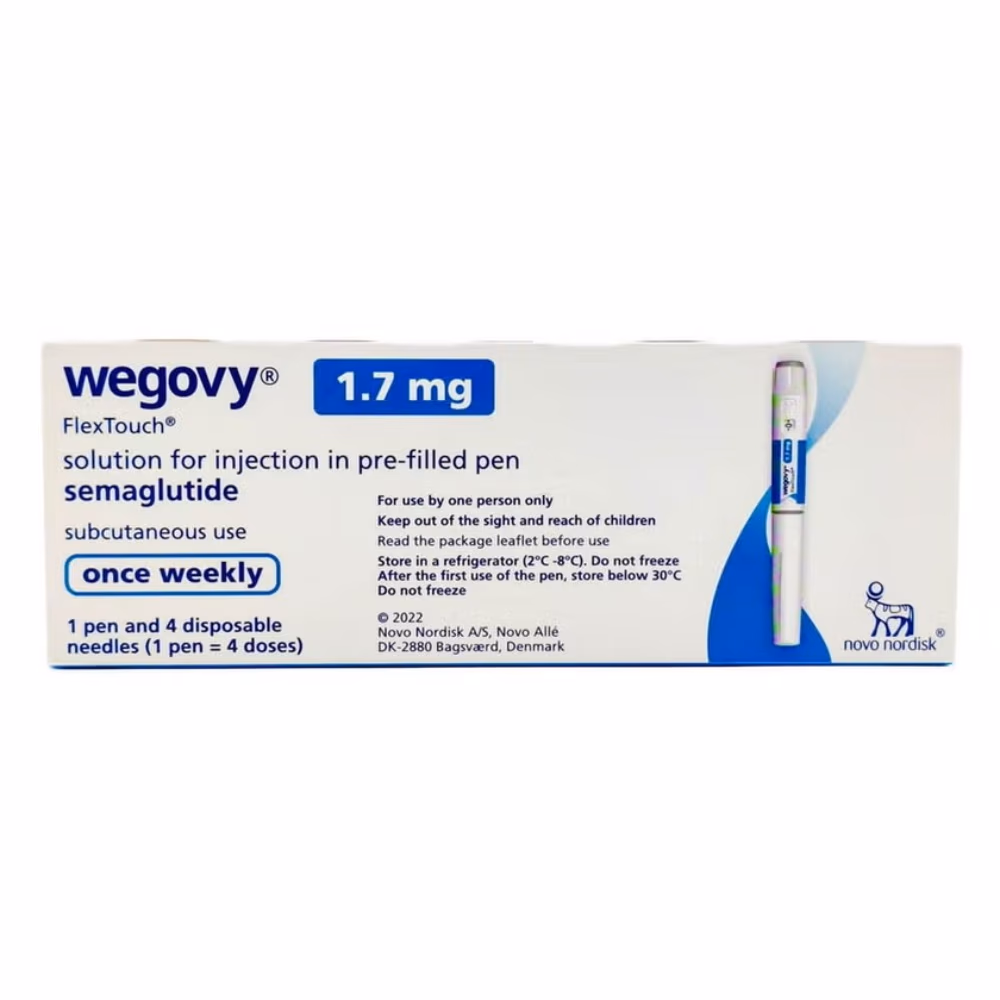 Wegovy Semaglutide 1.7mg FlexTouch Solution For Subcutaneous Injection In 1 Pre-Filled Pen 1
