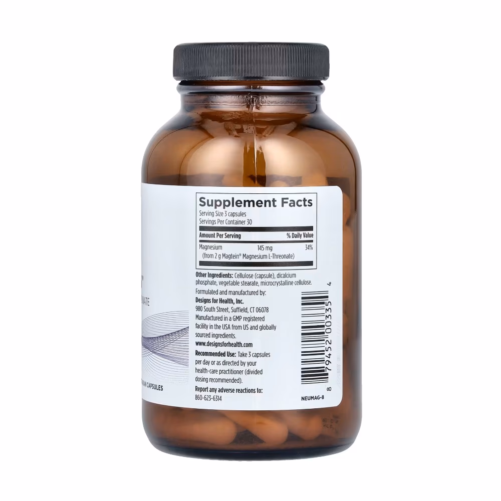 Designs For Health NeuroMag- 90  Vegetarian Capsules 3