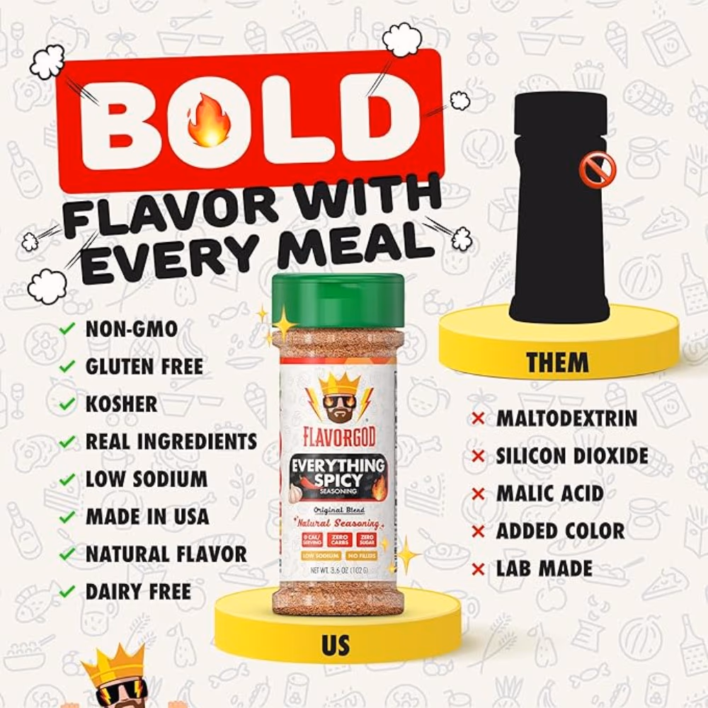 FlavorGod Spice Everything Spicy 102g 3