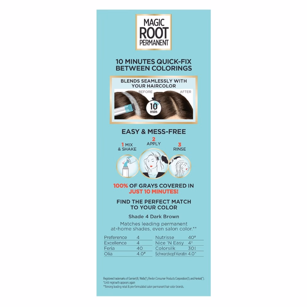 L’Oréal Magic Root Permanent Dark Brown 4
