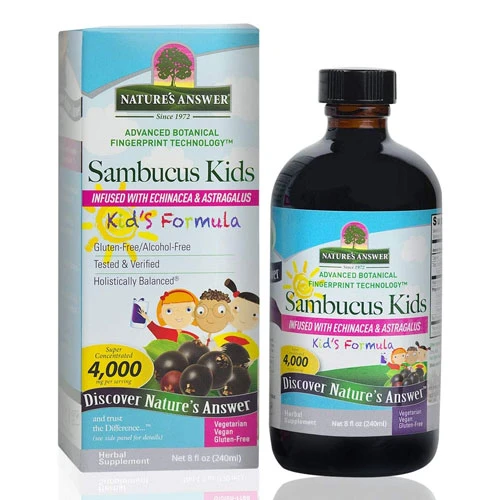 Natures Answer Sambucus Kids Formula 4000mg Liquid-240 ml 1