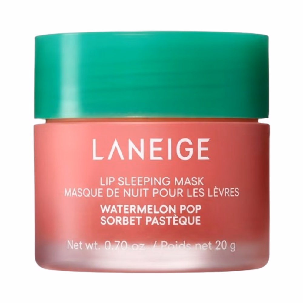 Laneige Lip Sleeping Mask Watermelon Pop Overnight Lip Mask with Berry Fruit Complex, Coconut Oil and Murumuru Seed Butter 20g