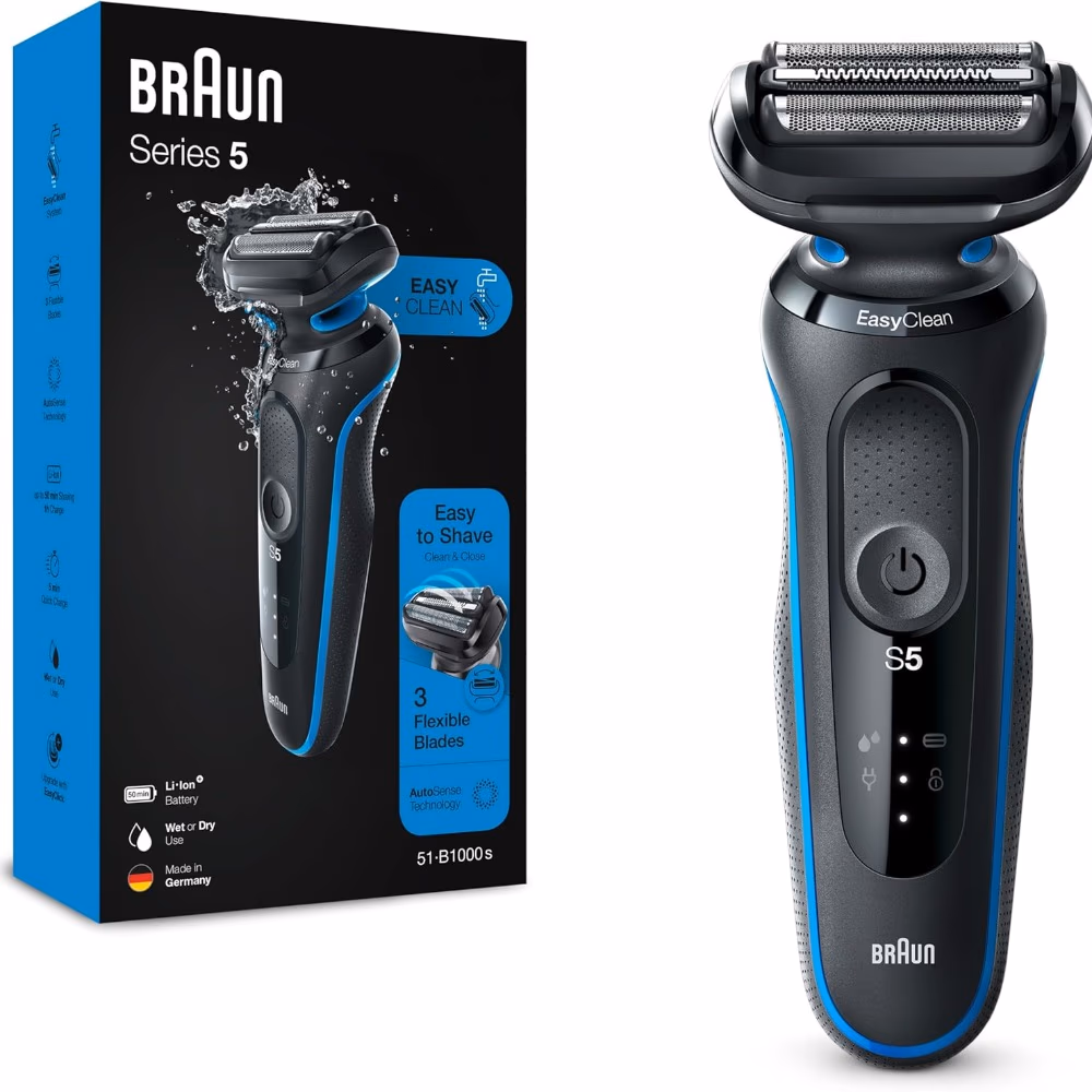 Braun Series 5 Blue Shaver Model 51-B1000S 2