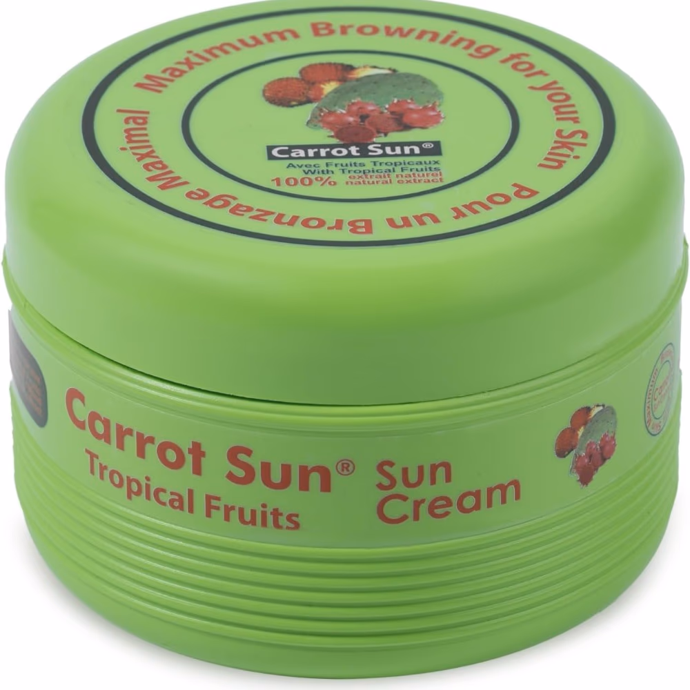 CarrotSun Tropical Fruits Sun Cream Jar 350ml 1