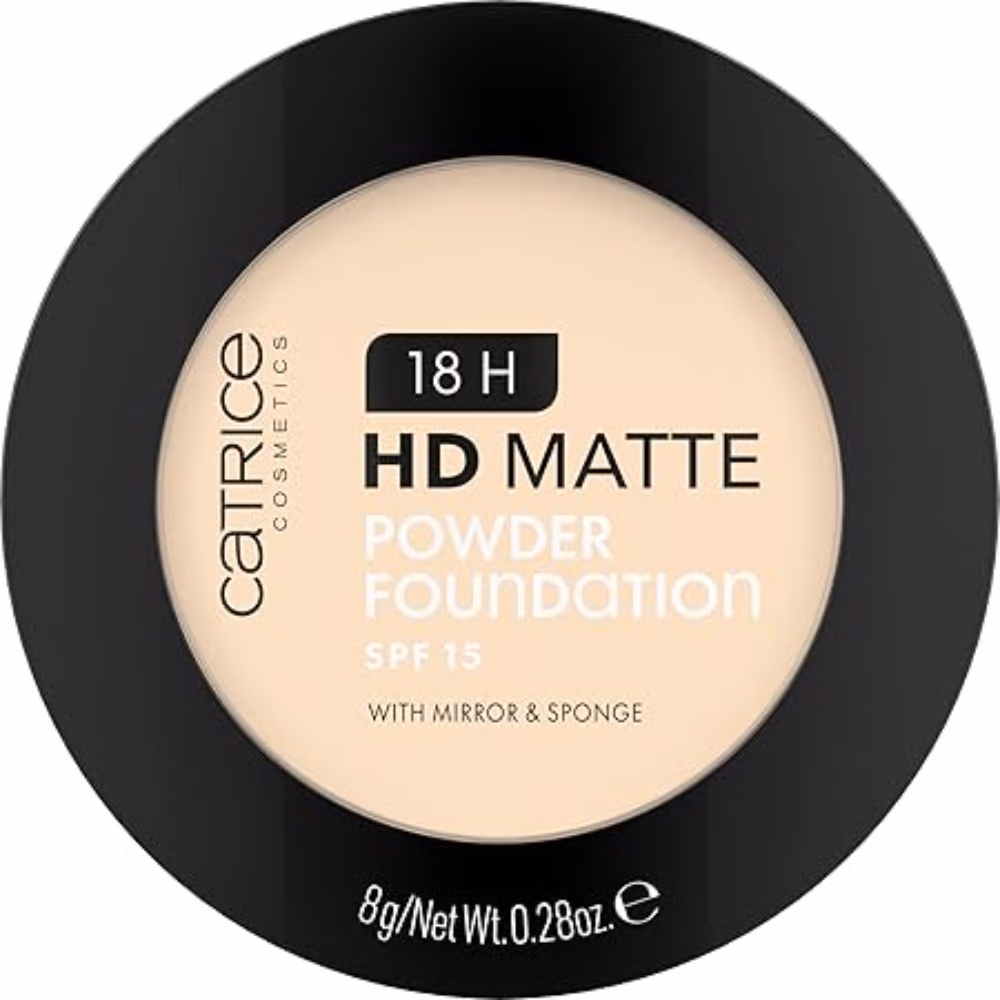 Catrice 001C 18H HD Matt Powder Foundation SPF15 8g