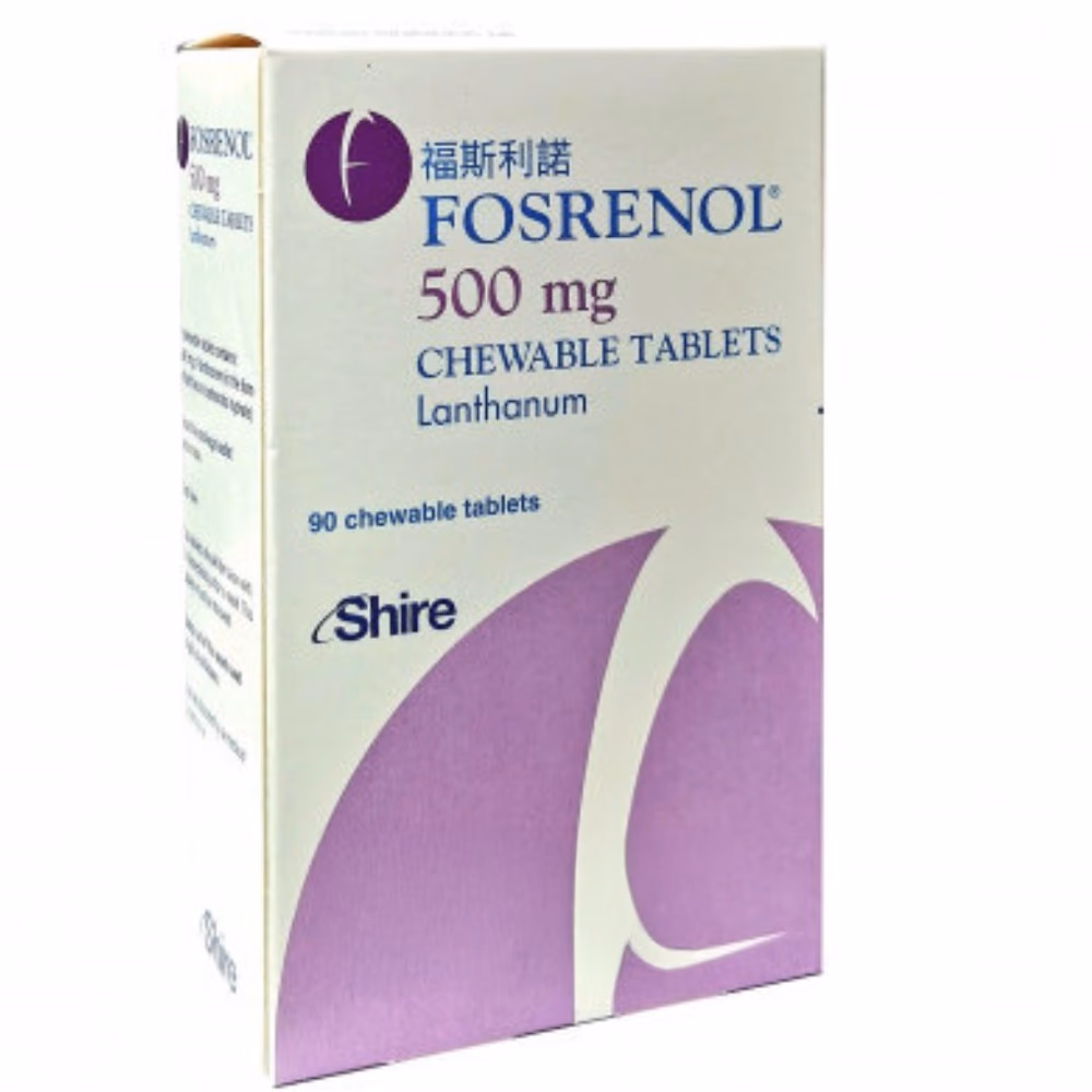 Fosrenol 500mg Chewable Tablets 90s