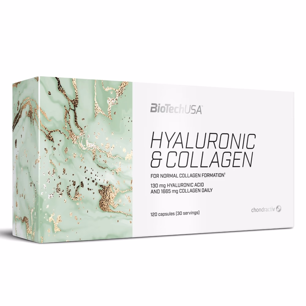 BioTechUSA Hyaluronic Collagen 120 Capsules – Skin, Joint & Tissue Support
