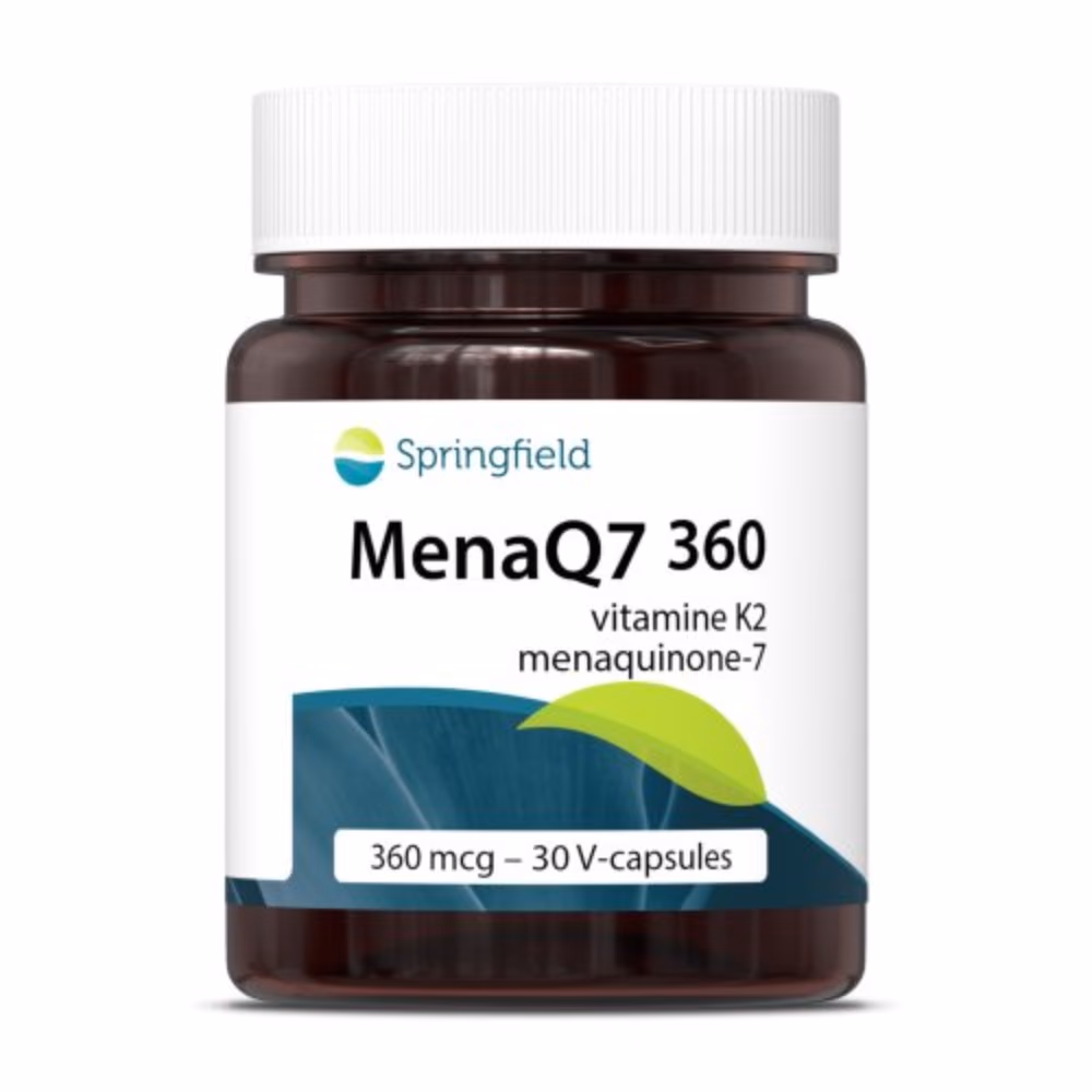 MenaQ7 360mcg 30 Capsules– Vitamin K2 (MK-7) Supplement for Bone & Heart Health