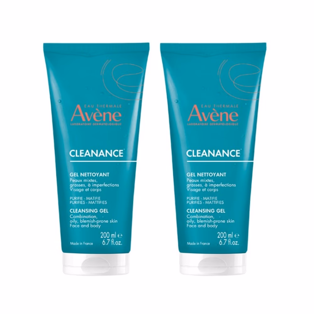 Avene Cleanance Gel Tube 200ML Offer Pack 1+1