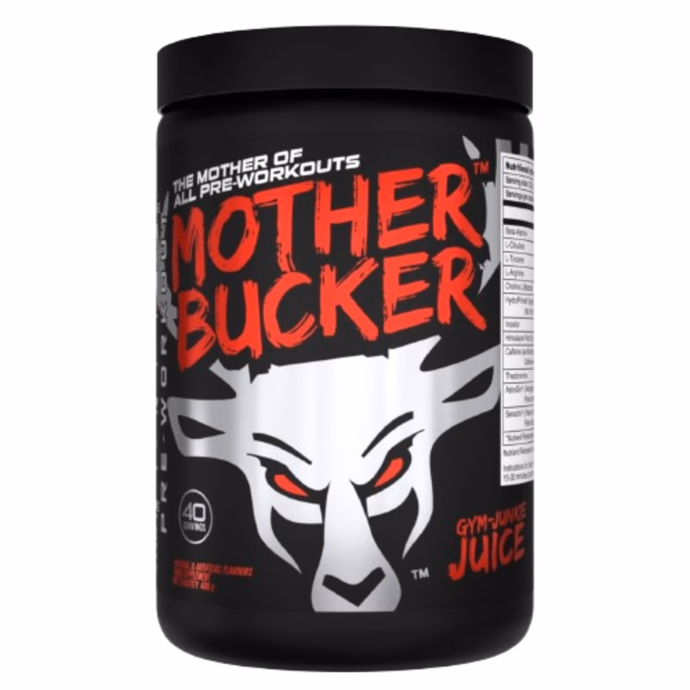 Bucked Up Mother Bucker Pre - Workout Gym Junkie Juice 40s