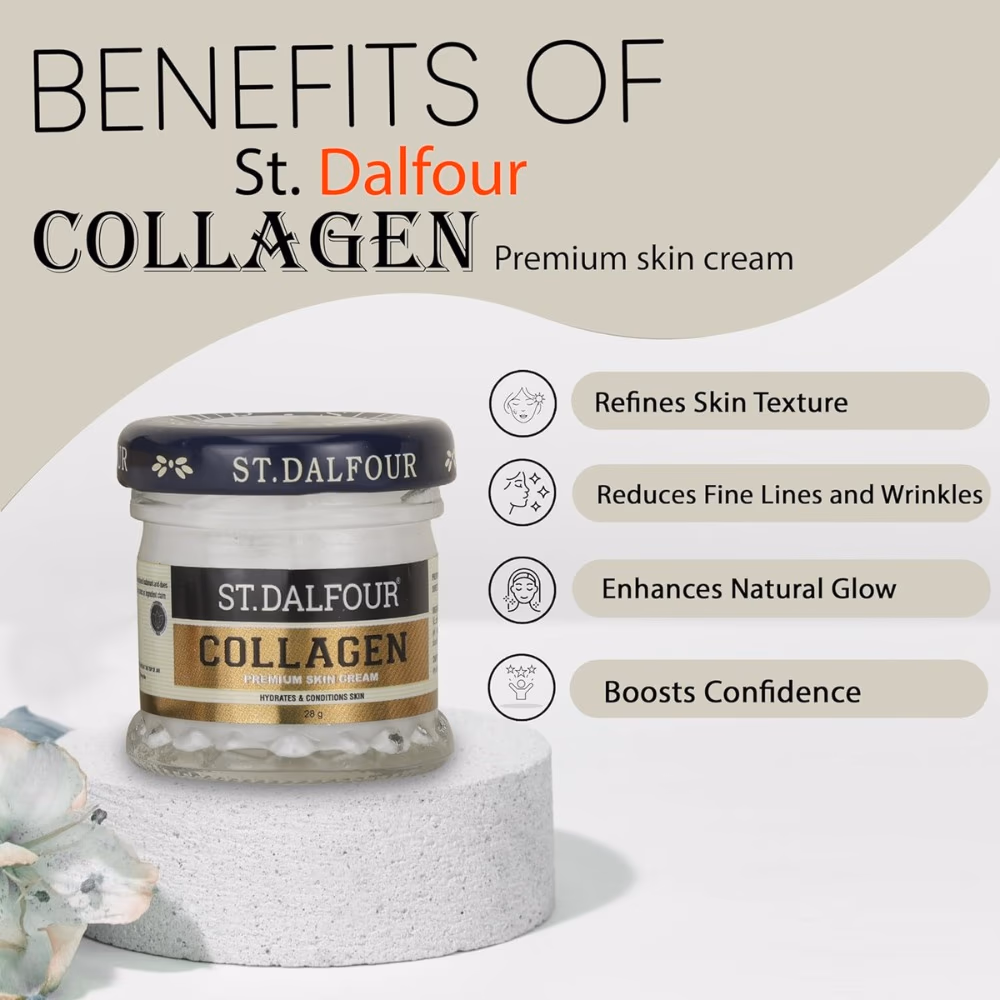 St Dalfour Collagen Premium Skin Cream 28g 2