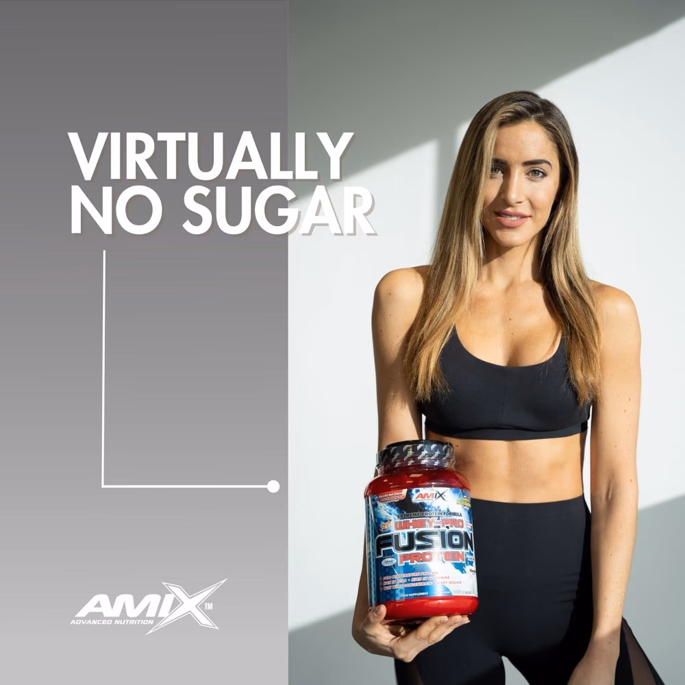Amix Whey Pro Fusion Protein Mocha Chocolate Coffee 1kg 3