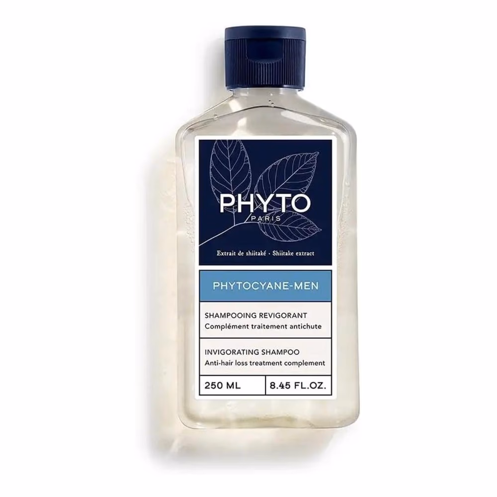 Phyto Paris Phytocyane Men Invigorating Shampoo Anti Hair Loss Treatment Complement with Shiitake Extract and Provitamin B6 250ml