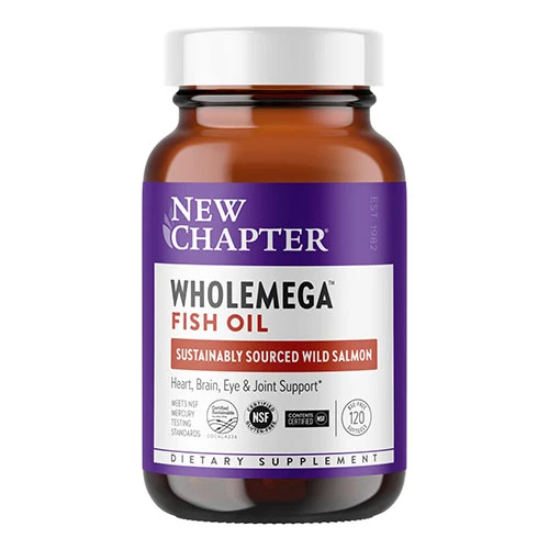 New Chapter Wholemega 1000mg - 120 Softgels