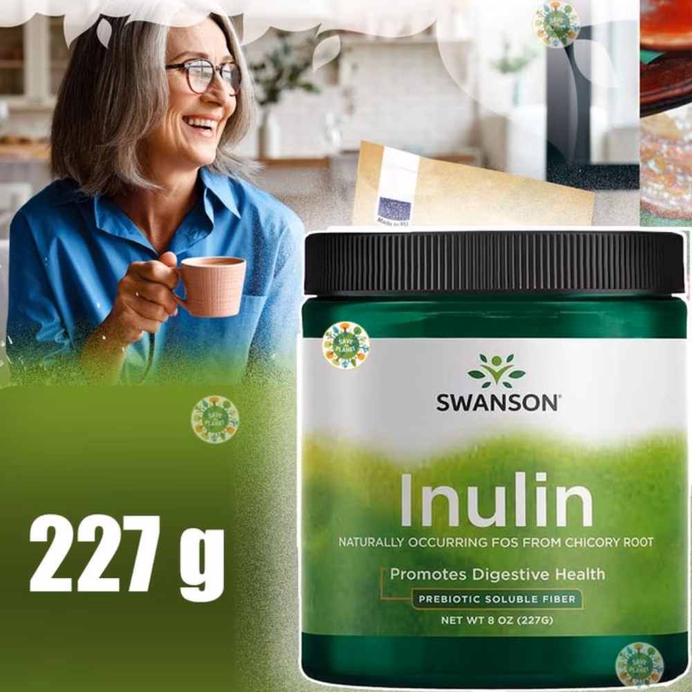 Swanson Inulin Powder, 227g – Prebiotic Soluble Fiber Derived from Chicory Root 3