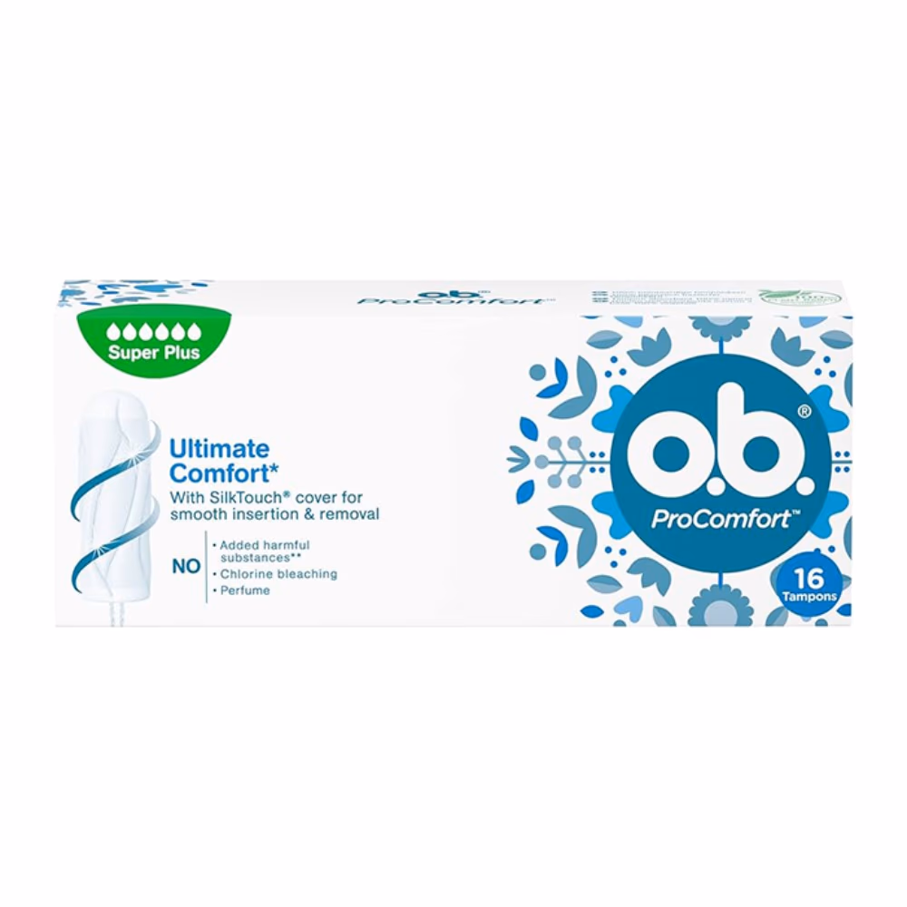 OB ProComfort Super Plus Tampons 16s 1