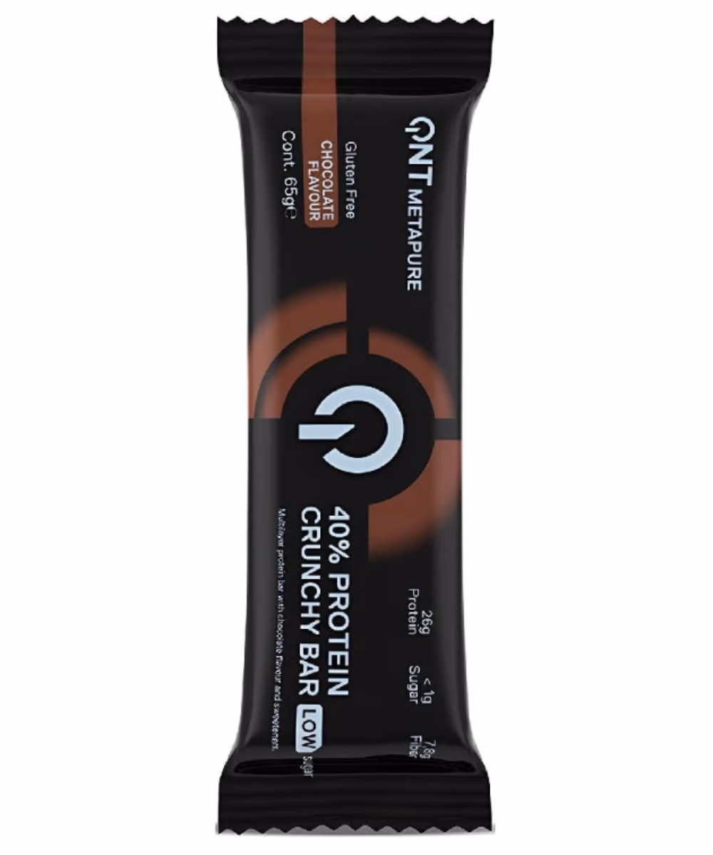 QNT Metapure Protein Crunchy Bar – Chocolate (65g) 1
