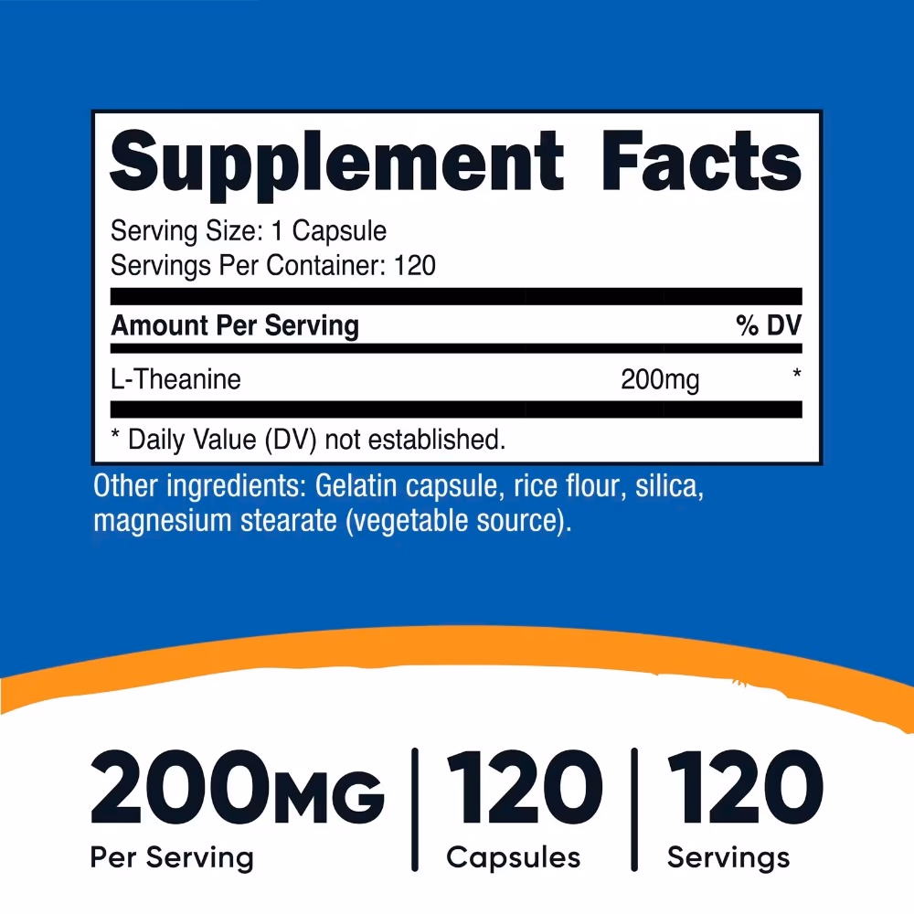 Nutricost L-Theanine Capsules 120 Count 3