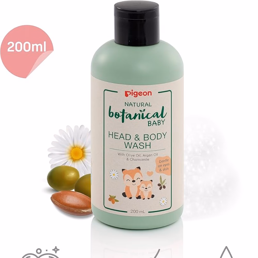 Pigeon Botanical Baby Head & Body Wash 200ML 2