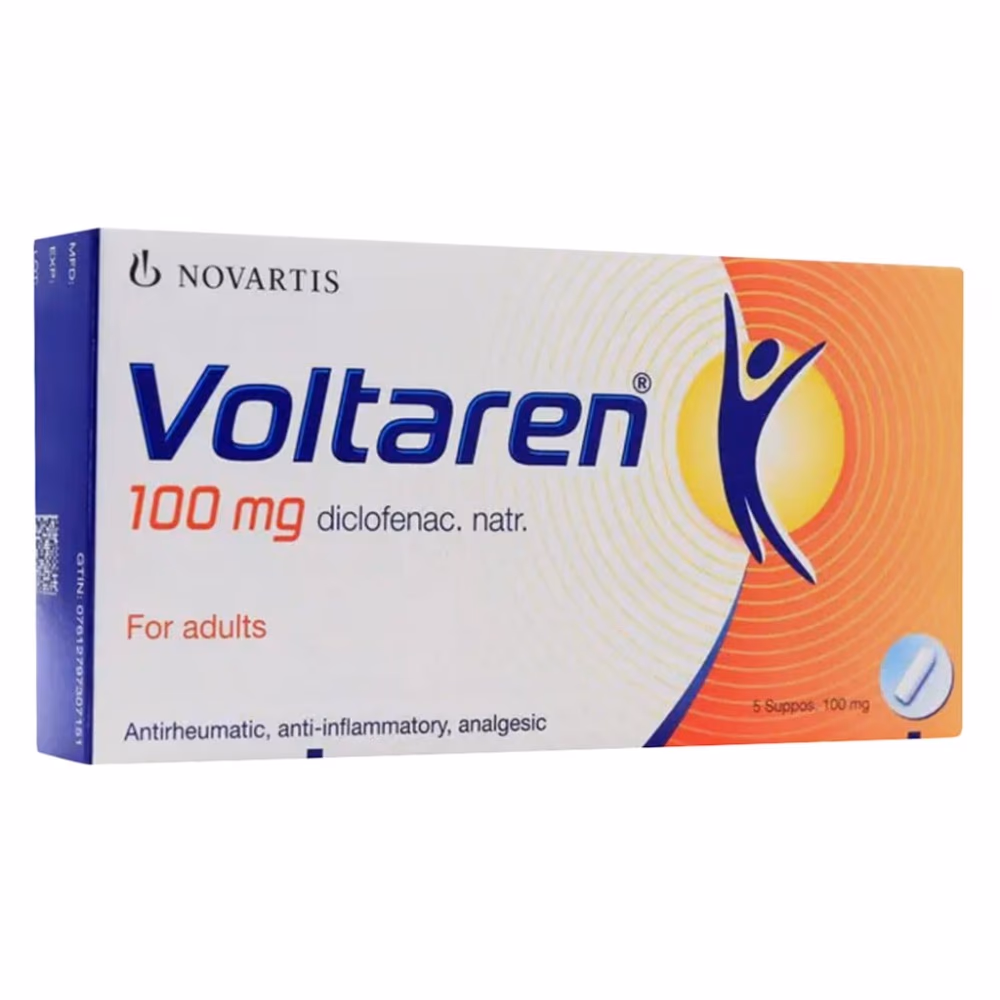 VOLTAREN 100MG Suppositories 5s 4