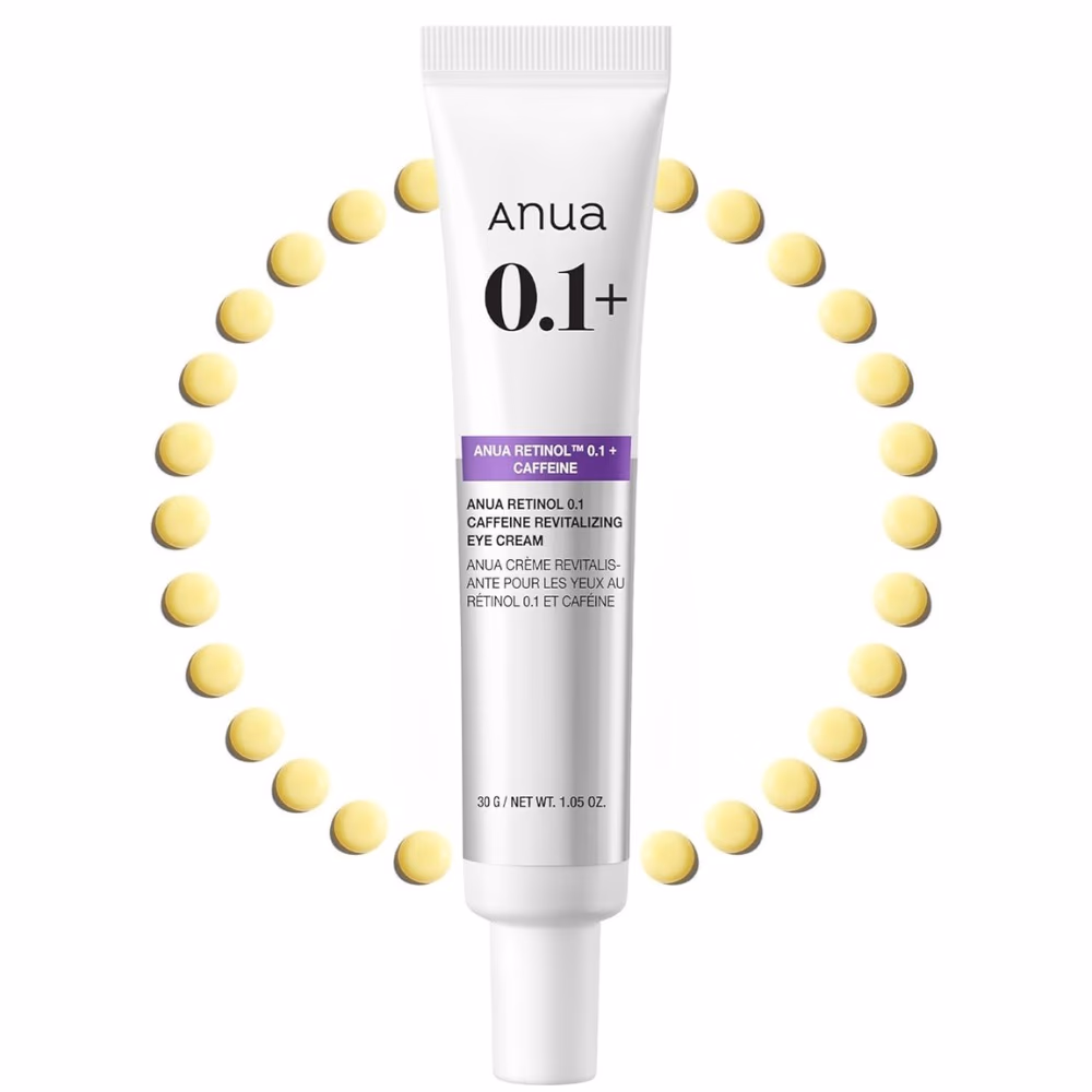 Anua 0.1% Retinol Caffeine Revitalizing Eye Cream 30g