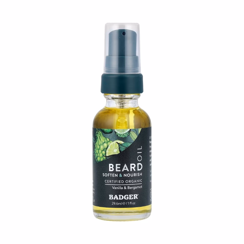 Badger Bergamot and Vanilla Beard Oil 29ml