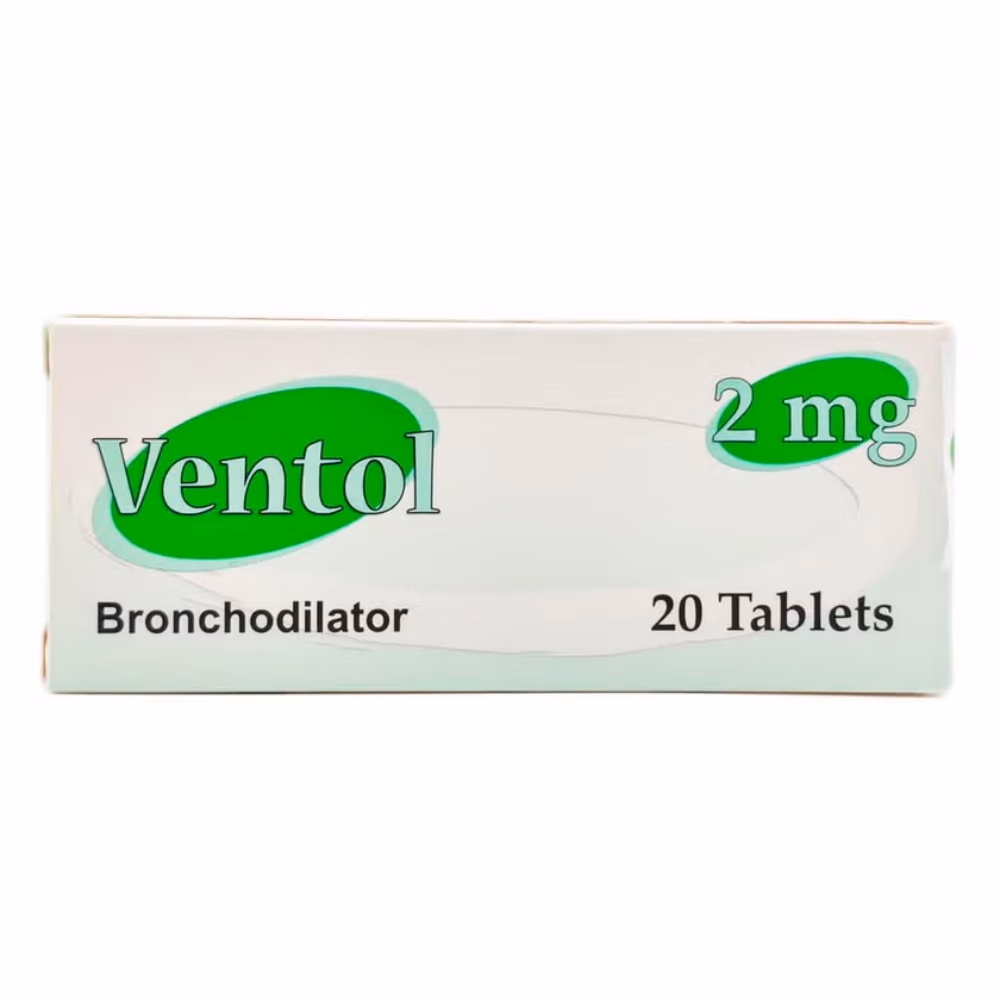 VENTOL 2MG Tab 20s  1