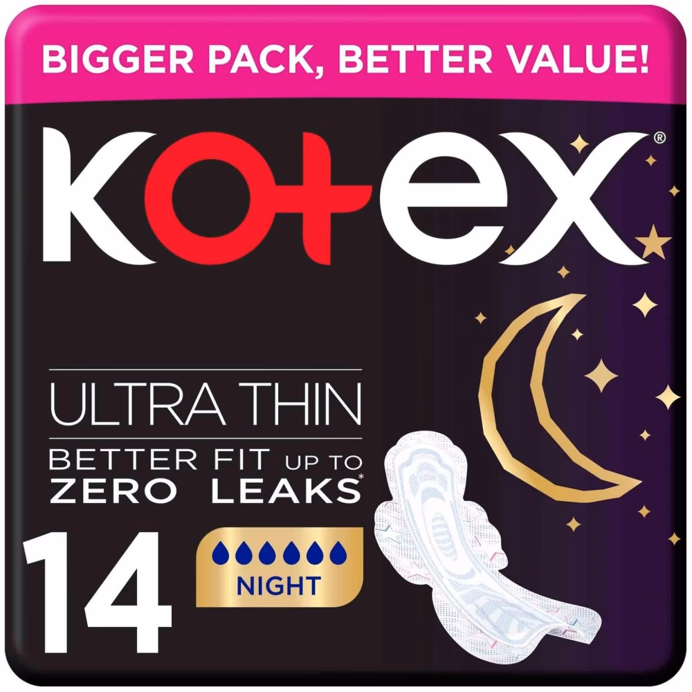 Kotex Natural Ultra Thin Night 14s