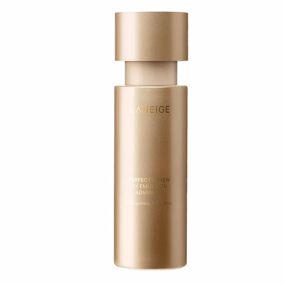 Laneige Perfect Renew 3X Emulsion Advanced Anti Ageing Facial Emulsion for Wrinkle Improvement, Firming & Radiance 100ml
