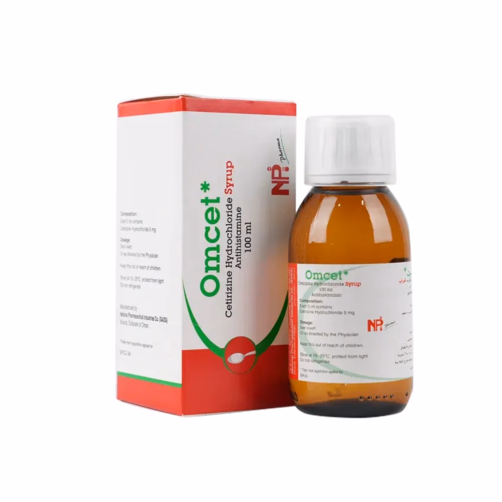 Omcet 5mg/5ml Syrup 100ml 1
