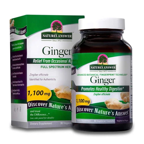 Natures Answer Ginger 1100mg-90 Capsules 1
