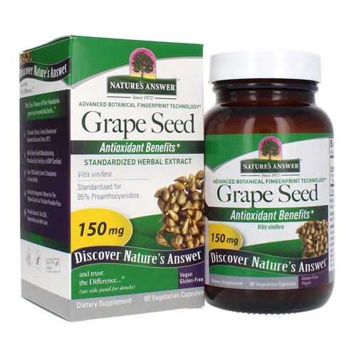 Natures Answer Grape Seed 150mg-60 Capsules 1