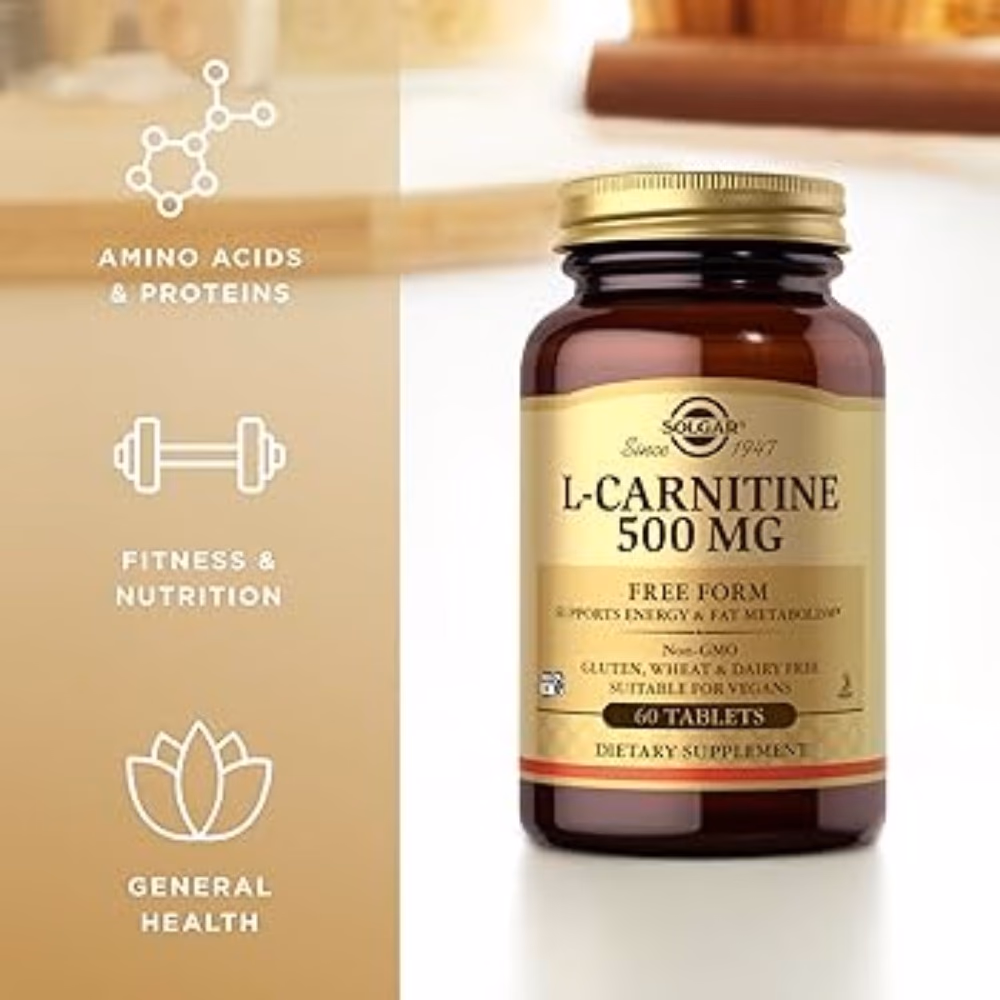 Solgar L-Carnitine 500mg 60 Tablets 3