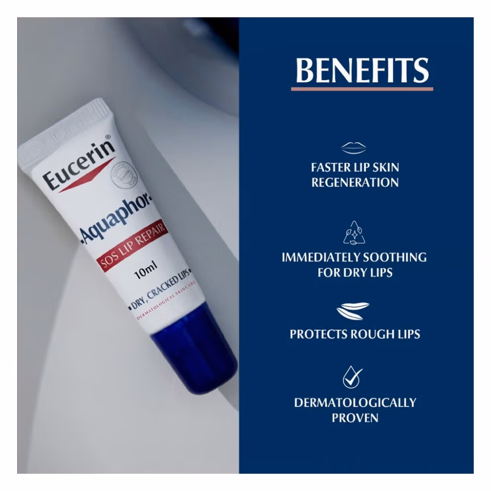 Eucerin Aquaphor Sos Lip Balm 10ml 2