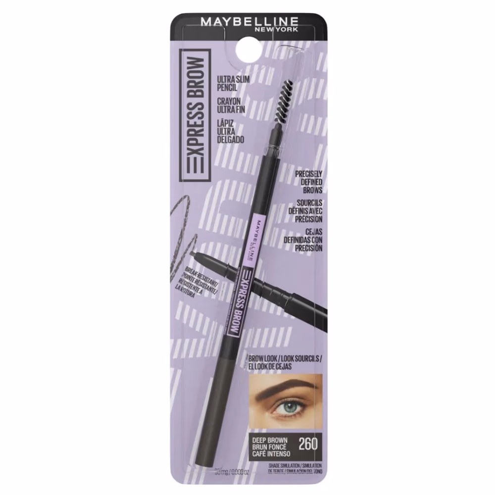 Maybelline Express Brow Ultra Slim Pencil Deep Brown 1