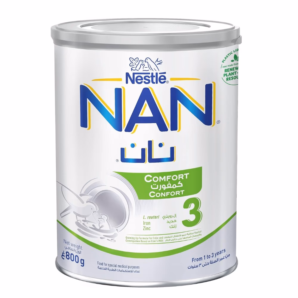 NAN Comfort Milk Powder - Stage 3 - 800gm