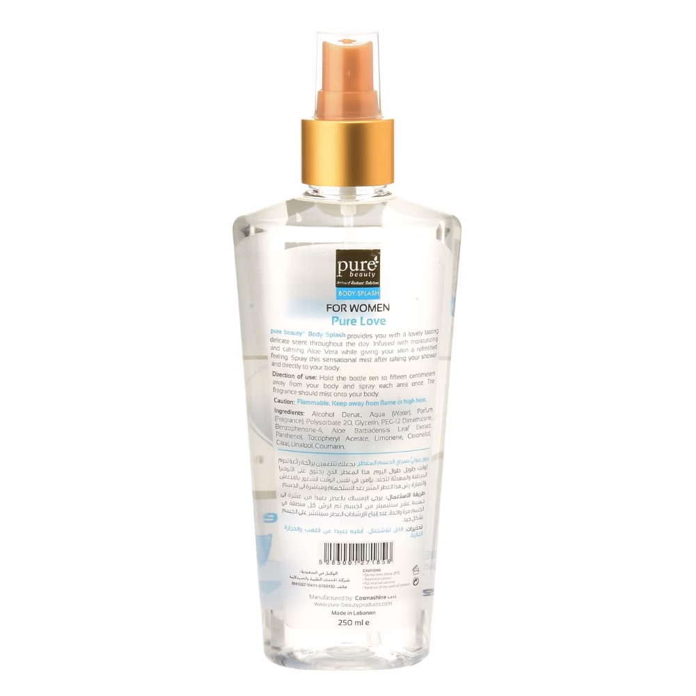 Pure Beauty Body Splash Pure Love For Women 250ml 4