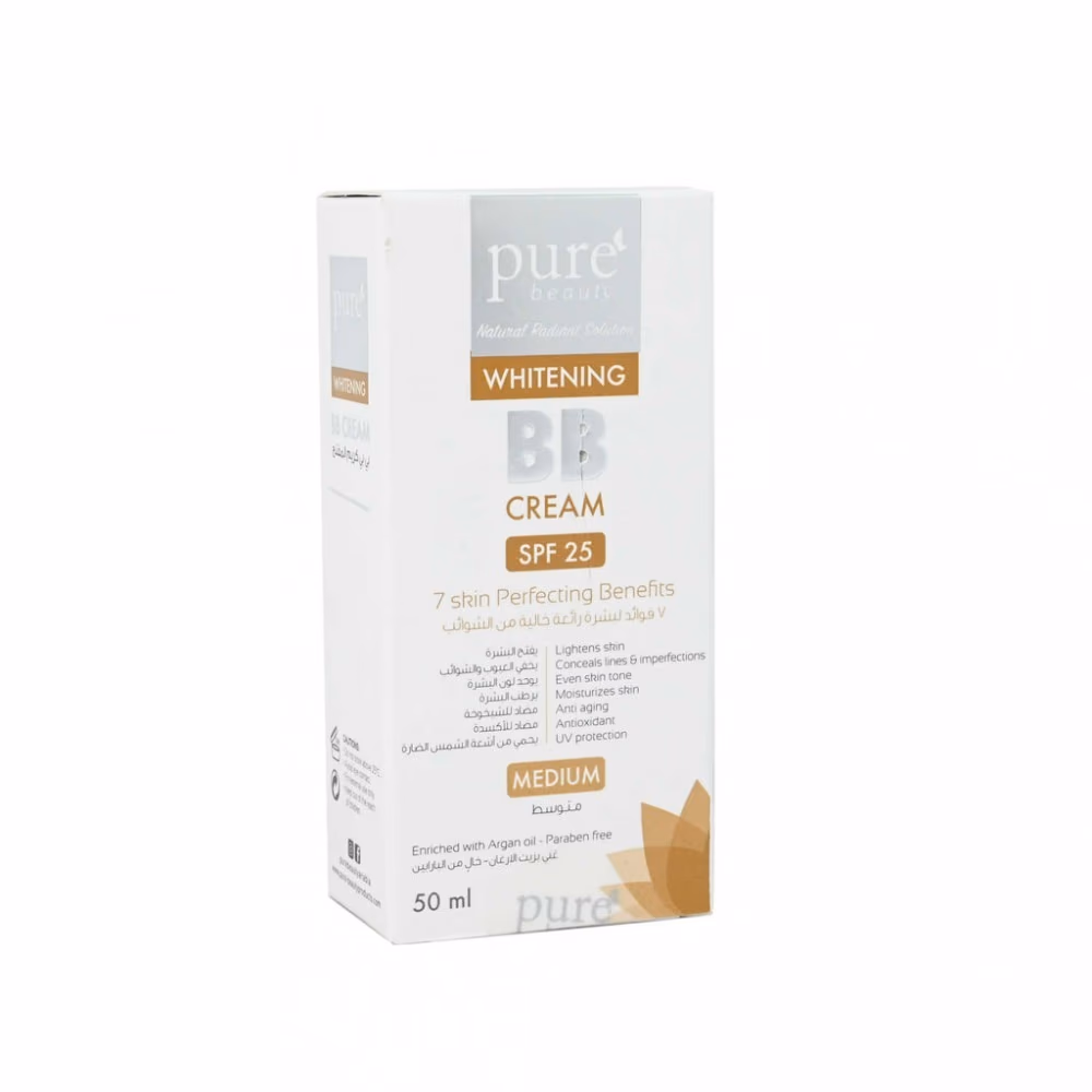 Pure Beauty Whitening BB Cream Medium with SPF25 50ml