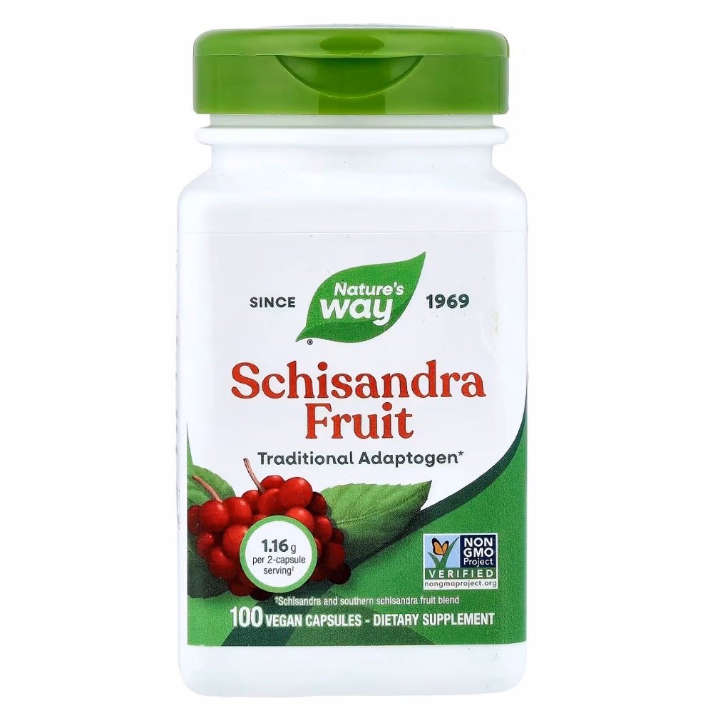 Natures Way Schisandra Fruit -100 Capsules