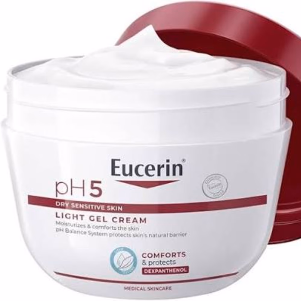 Eucerin pH5 Ultra Light Moisturizing Cream with Dexpanthenol for Dry and Sensitive Skin 2