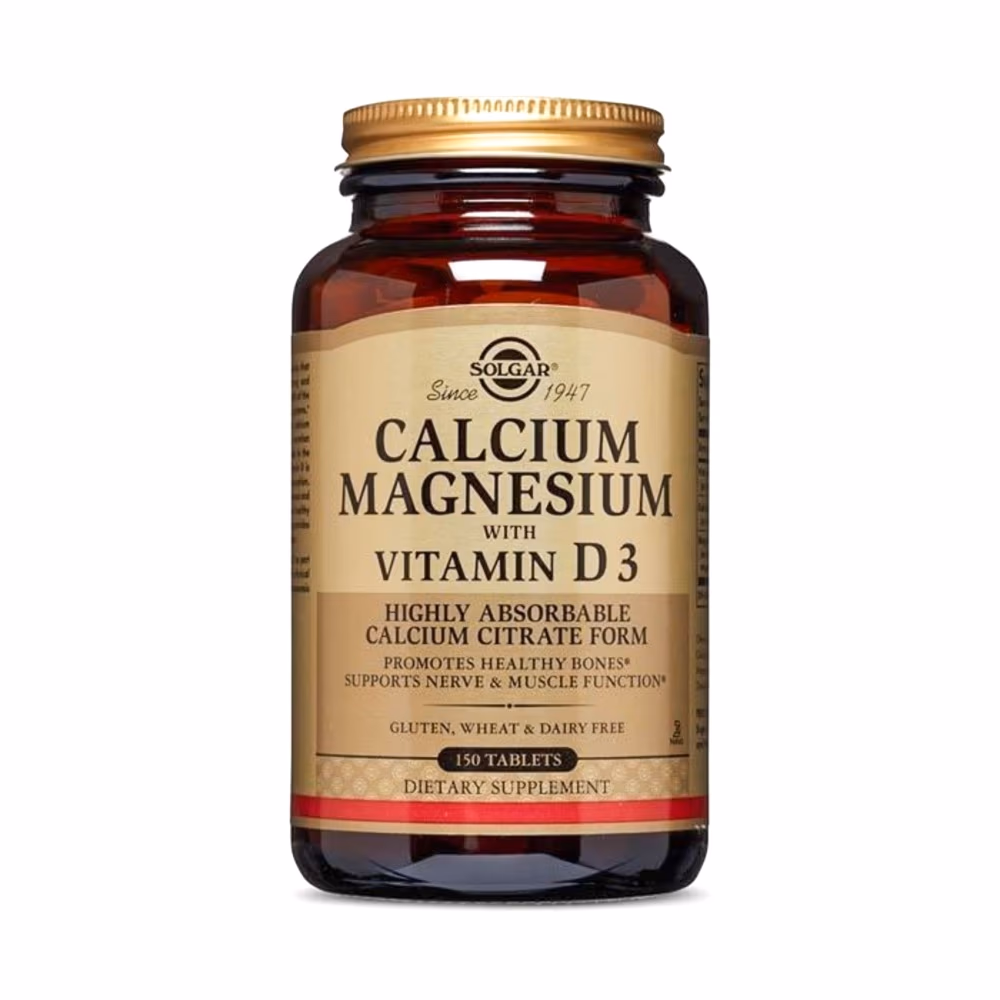 Solgar Calcium Magnesium with Vitamin D3 150 Tablets 1